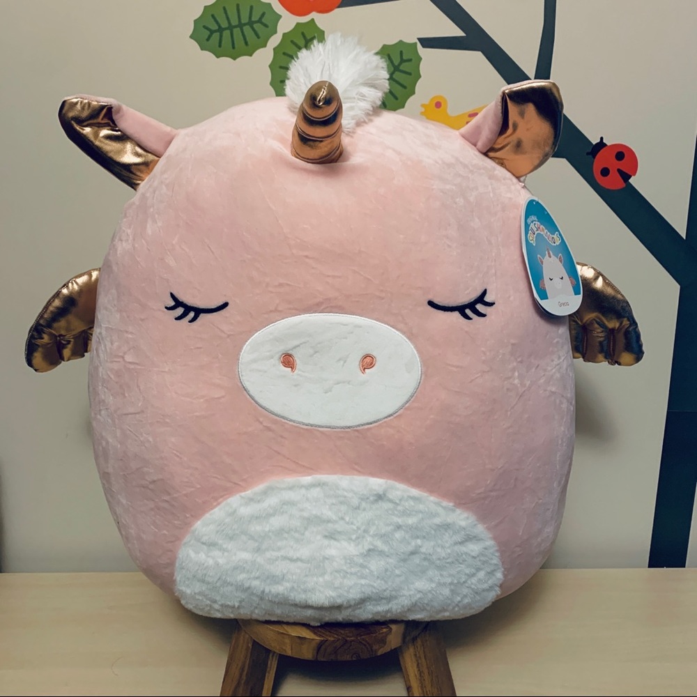 Squishmallow Grecia Raquel Pegacorn 🦄, Unicorn Pegasus, Imported 🇺🇸, 20” New